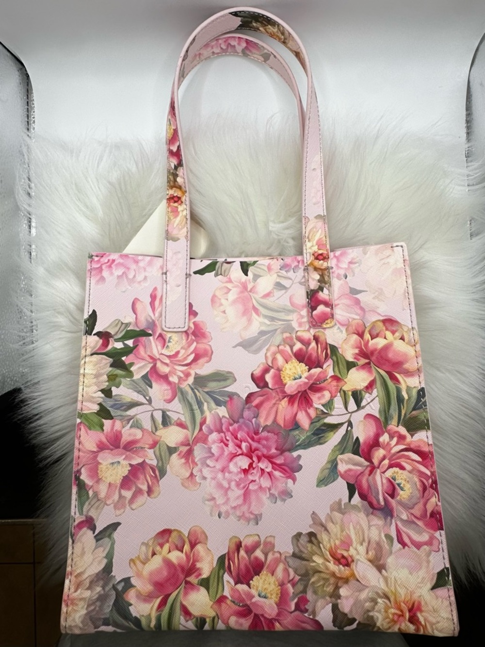 Ted Baker “The Icon” Floral Pink Tote Bag